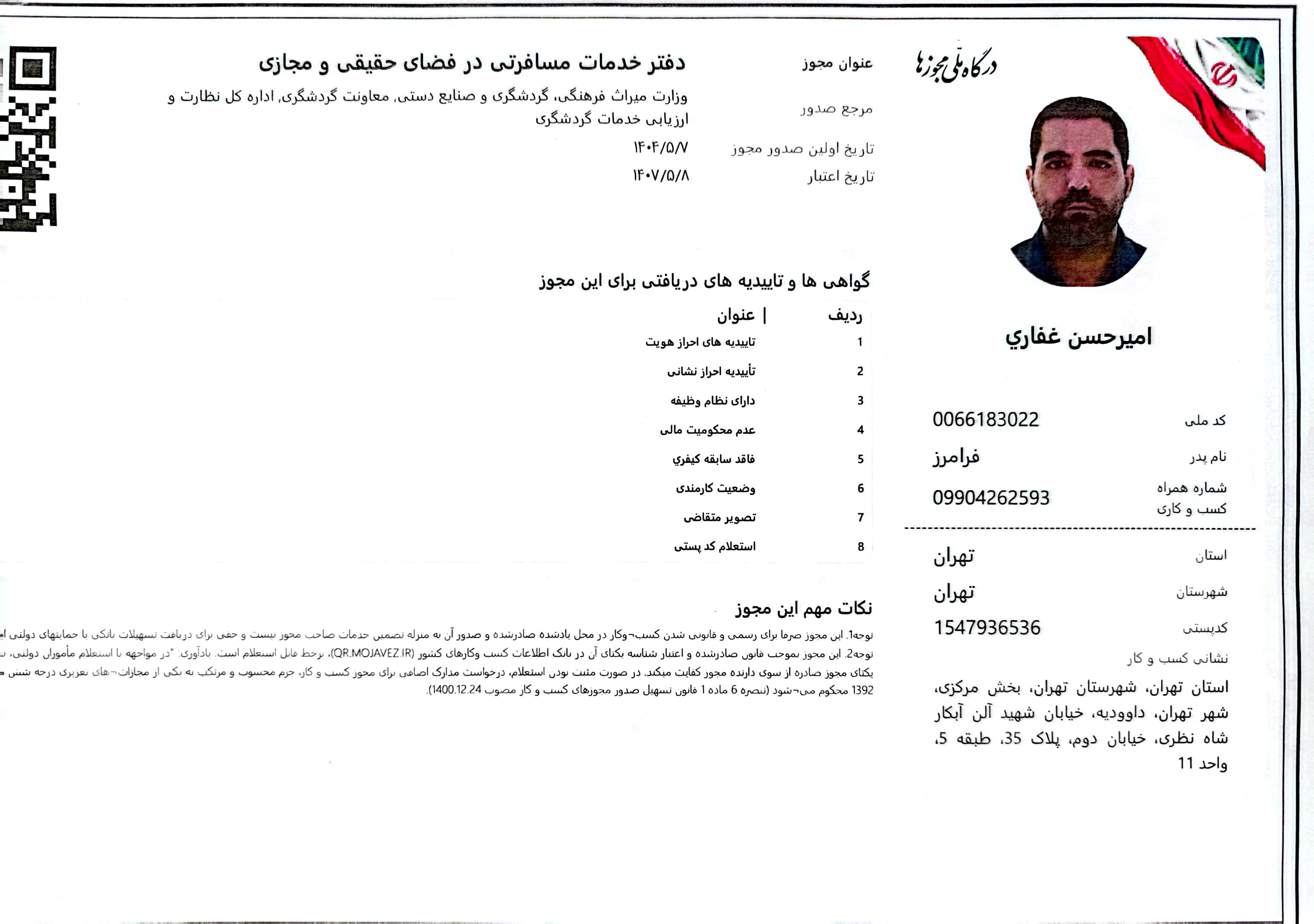 مجوز